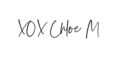Chloe Blog Sign Off