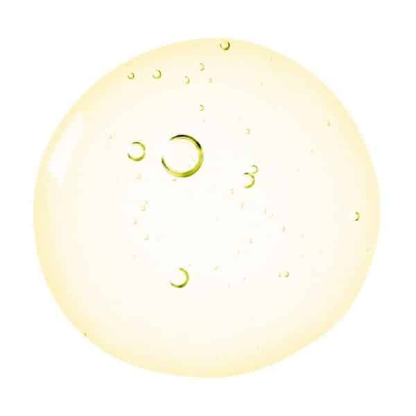 Serum texture. Orange pink clear liquid gel with bubbles swatch Serum texture. Orange pink clear liquid gel with bubbles swatch