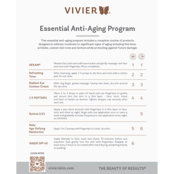Vivier Essential Anti-Aging Program (3) Vivier Essential Anti-Aging Program (3)