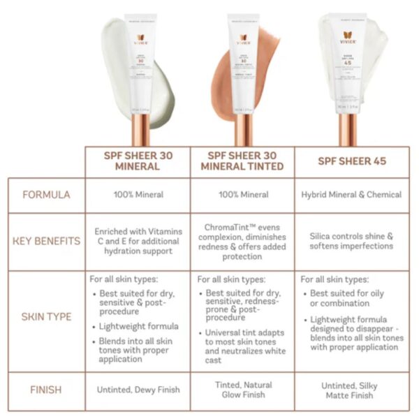 Vivier SHEER SPF 45 (2) Vivier SHEER SPF 45 (2)