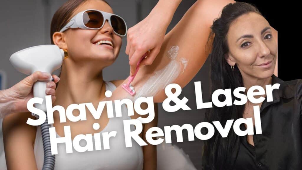 Can you shave before laser hair removal?