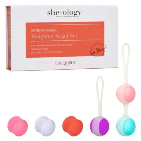 She-ology Interchangeable Weighted Kegel Set She-ology Interchangeable Weighted Kegel Set