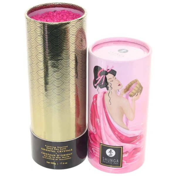 Shunga Foaming Scented Dead Sea Salts – Rose Petal (2) Shunga Foaming Scented Dead Sea Salts – Rose Petal (2)