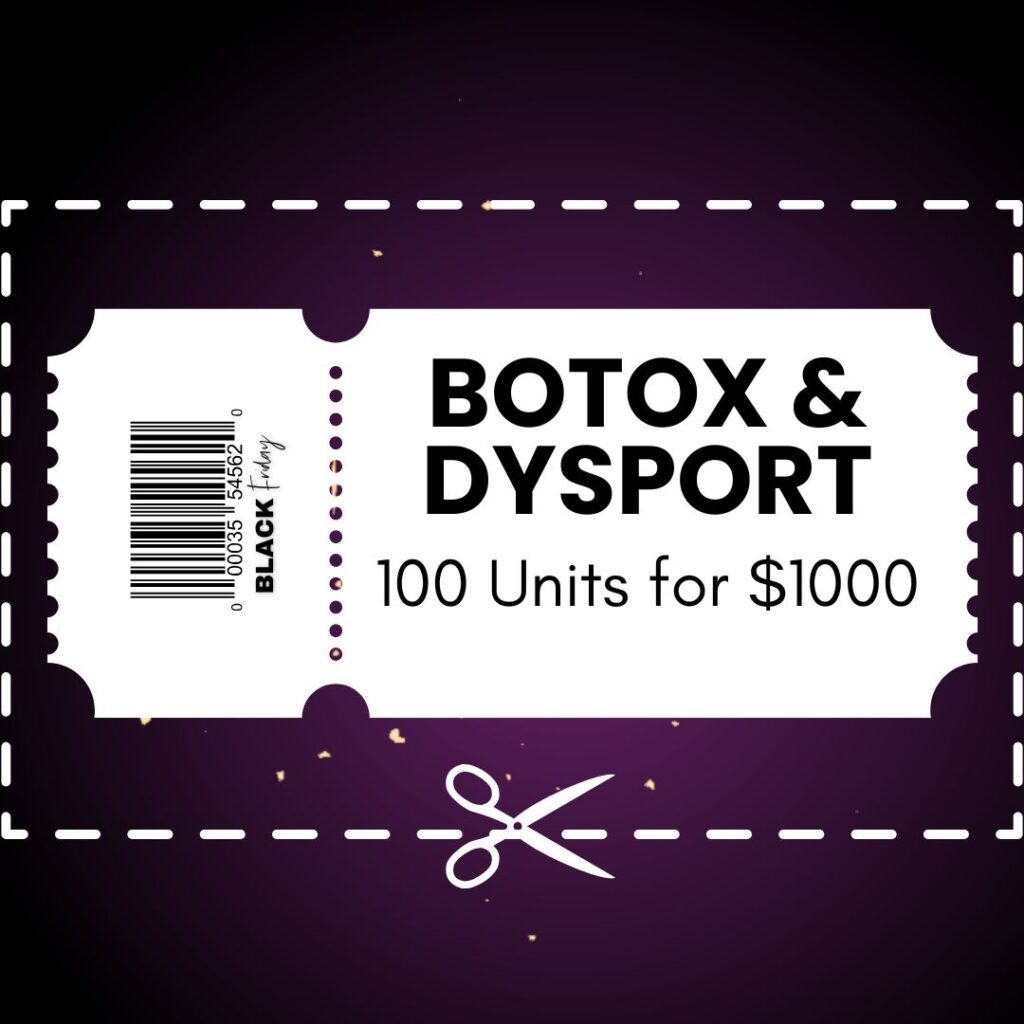 100 units Botox for 100 Black Friday Promo 3